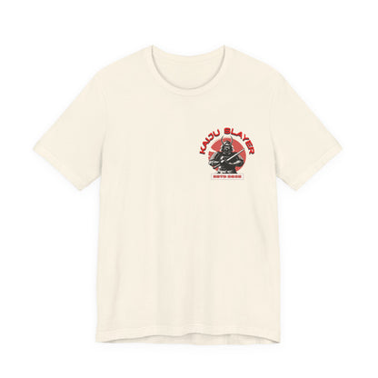 Kaiju Slayer Samurai Graphic T-Shirt – Japanese Monster Hunter Streetwear