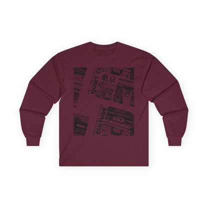 Tokyo Street Collage Long Sleeve Tee — Quiet Culture Graphic