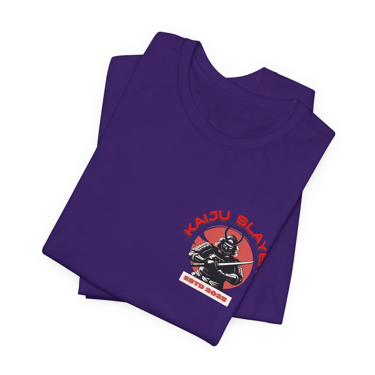 Kaiju Slayer Samurai Graphic T-Shirt – Japanese Monster Hunter Streetwear