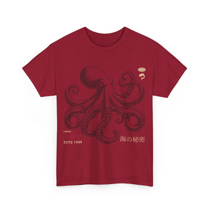 Japanese Octopus T-Shirt – Traditional Ukiyo-e Kraken Style Graphic Tee