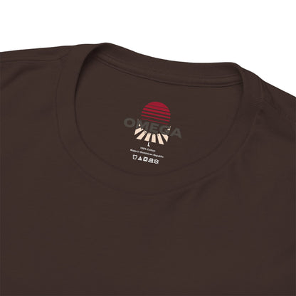 Anime Minimalist Tee — Yellow Portrait Pocket Graphic