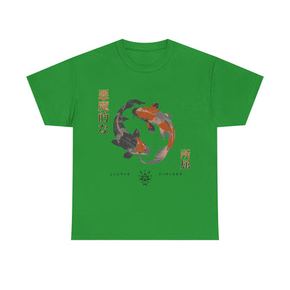 Koi Carp Tee - Japanese Style Unisex T-Shirt with Serene Energy