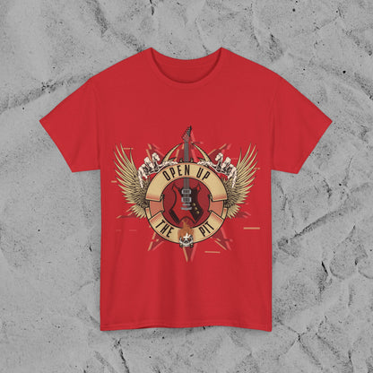 Open Up The Pit T-Shirt – Festival Graphic Tee | GNR Style Rock Shirt | Altcore Music Merch for Men & Women