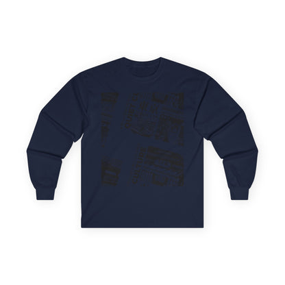 Tokyo Street Collage Long Sleeve Tee — Quiet Culture Graphic