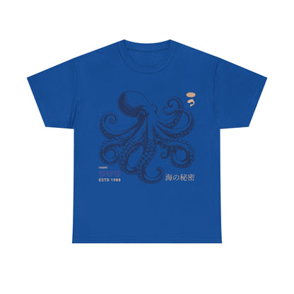 Japanese Octopus T-Shirt – Traditional Ukiyo-e Kraken Style Graphic Tee