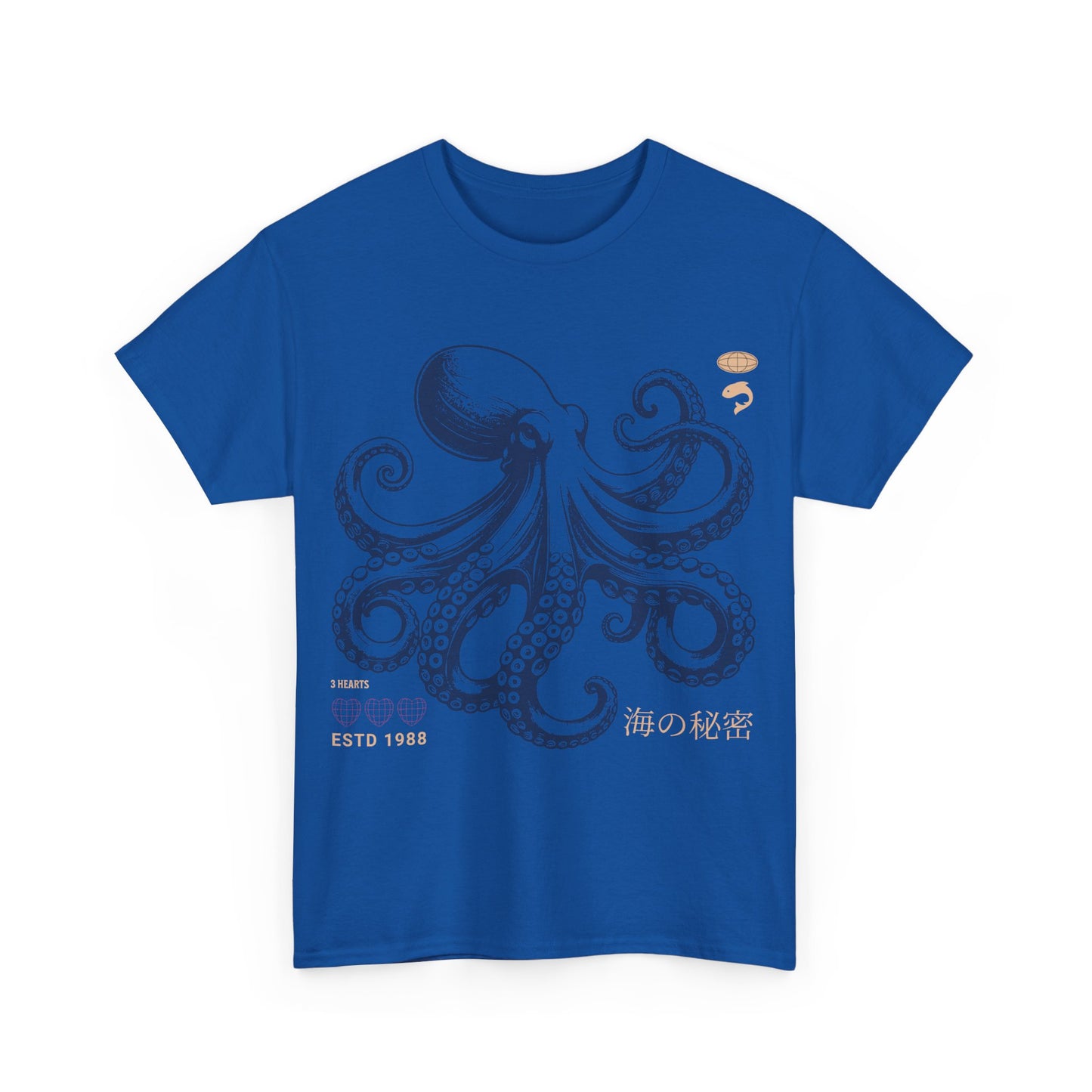 Japanese Octopus T-Shirt – Traditional Ukiyo-e Kraken Style Graphic Tee