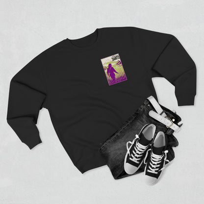 Black Ninja Graphic Sweatshirt – Vintage Samurai Warrior Design | Soft Printed Graphic Sweater