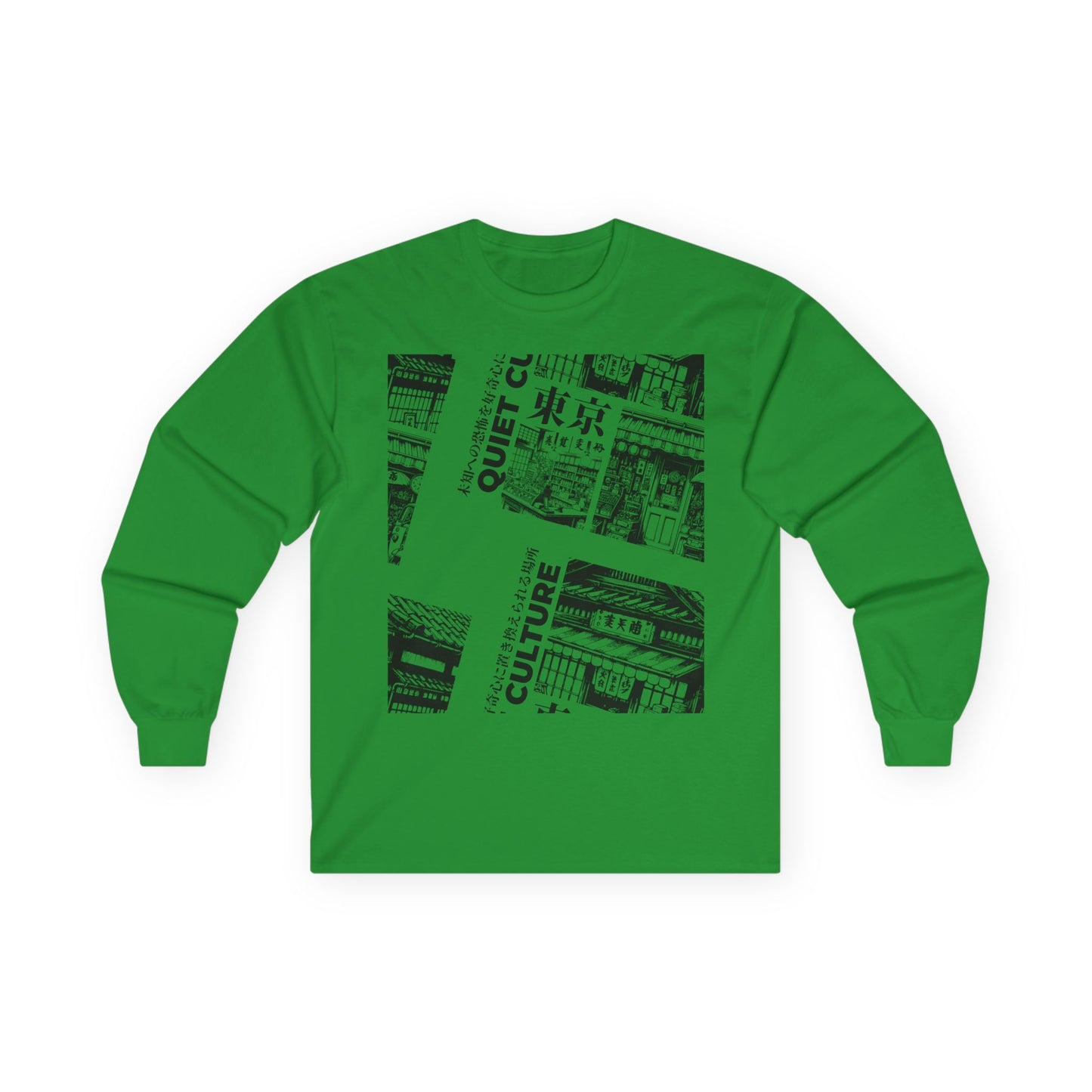 Tokyo Street Collage Long Sleeve Tee — Quiet Culture Graphic