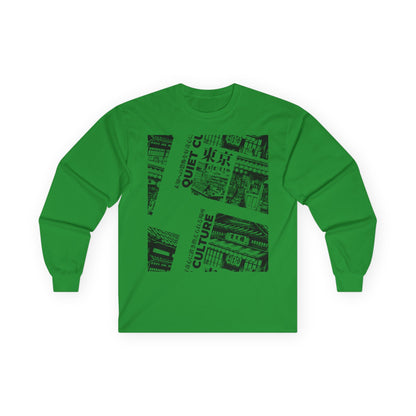 Tokyo Street Collage Long Sleeve Tee — Quiet Culture Graphic