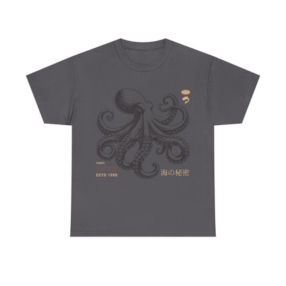 Japanese Octopus T-Shirt – Traditional Ukiyo-e Kraken Style Graphic Tee
