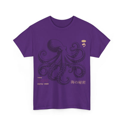 Japanese Octopus T-Shirt – Traditional Ukiyo-e Kraken Style Graphic Tee