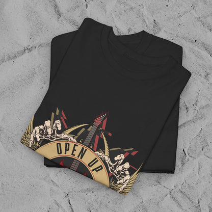 Open Up The Pit T-Shirt – Festival Graphic Tee | GNR Style Rock Shirt | Altcore Music Merch for Men & Women