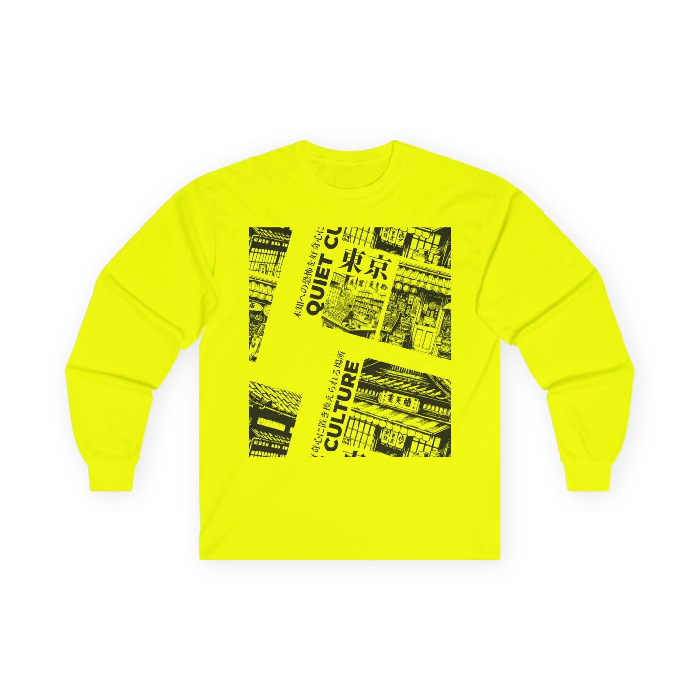 Tokyo Street Collage Long Sleeve Tee — Quiet Culture Graphic