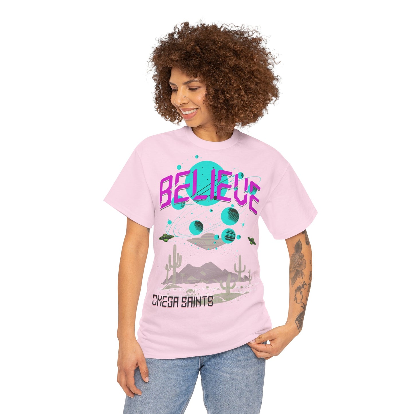 Aliens Exist Tee Shirt Printed T Shirt detail alternative