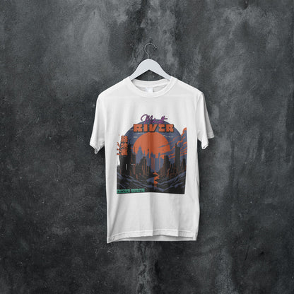 Midnight River - Japan Style Tee | Graphic Printed T-Shirt