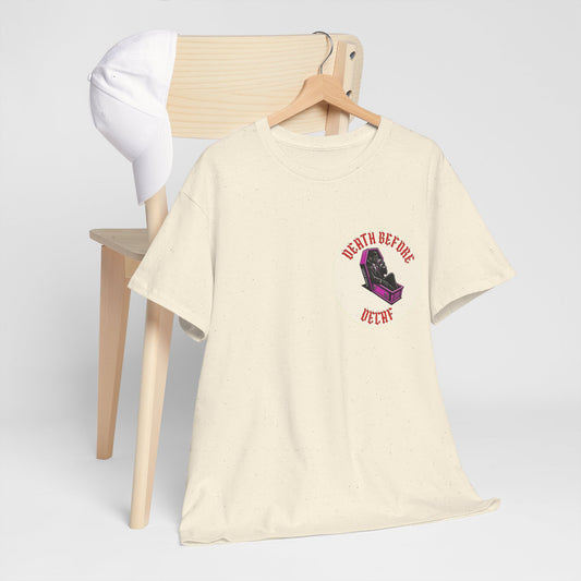 Death Before Decaf | Dracula Coffee T-Shirt