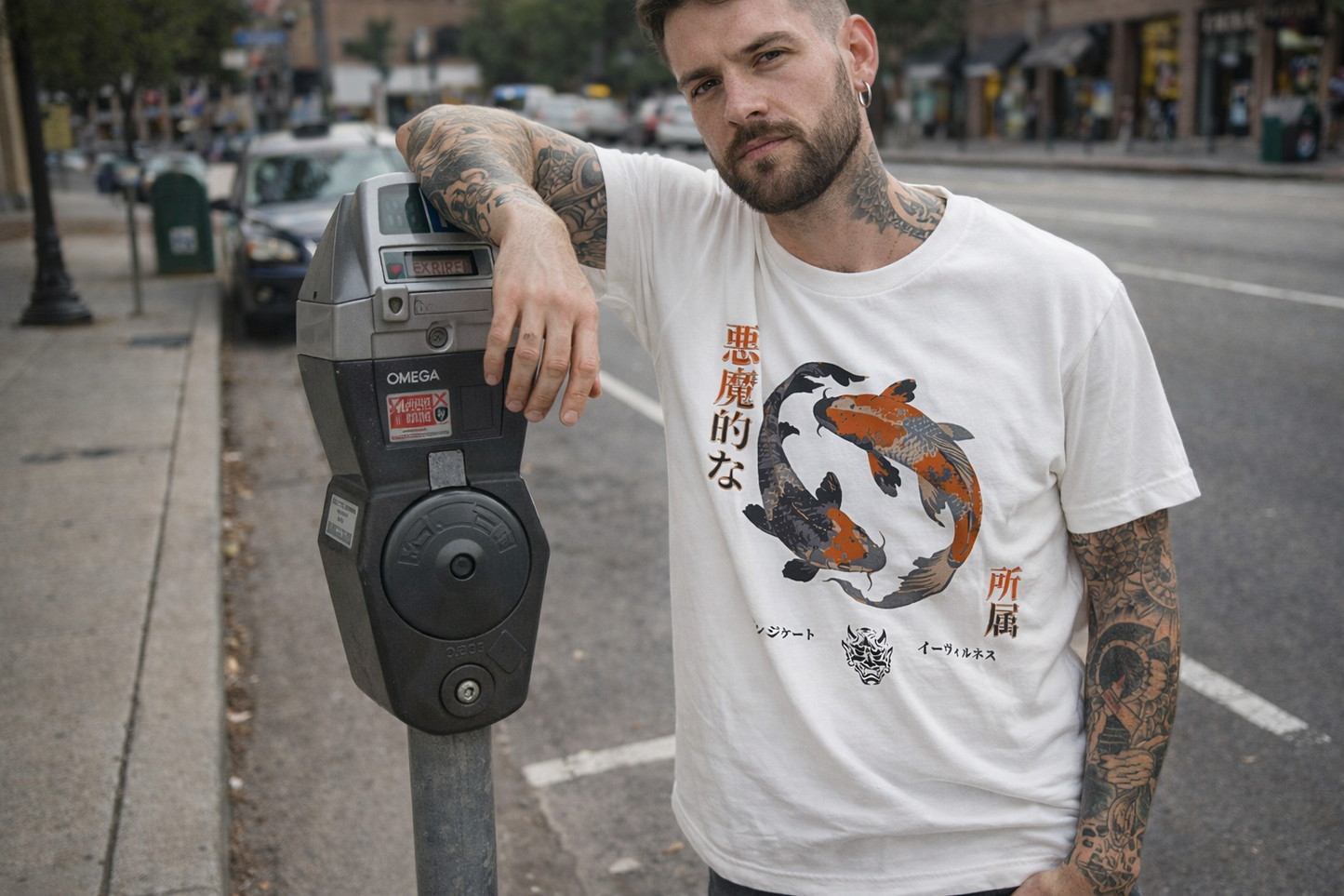 Koi Carp Tee - Japanese Style Unisex T-Shirt with Serene Energy