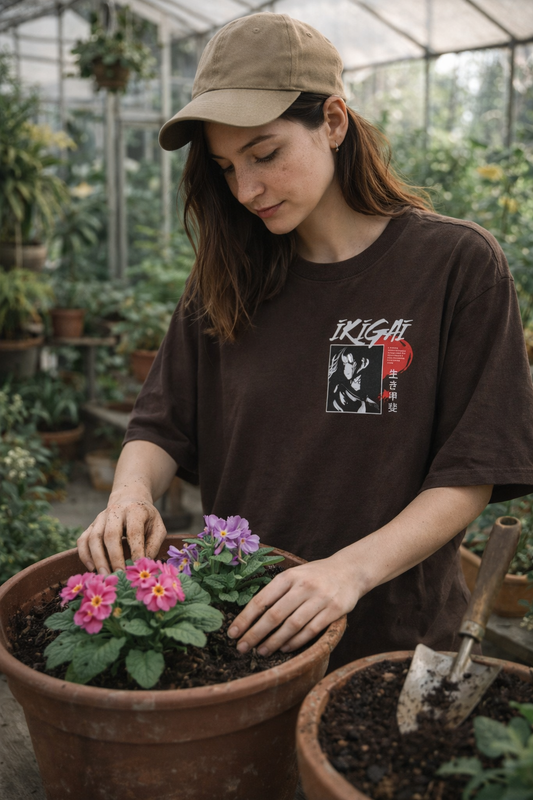 Retro Floral Heart Tee — Vintage-Inspired Graphic T-Shirt