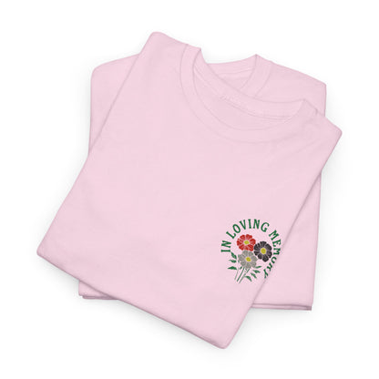  Minimalist Sadcore Shirt with Flowers | Alt Graphic Printed T-Shirt