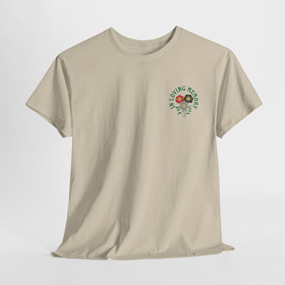  Minimalist Sadcore Shirt with Flowers | Alt Graphic Printed T-Shirt Sand