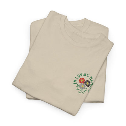  Minimalist Sadcore Shirt with Flowers | Alt Graphic Printed T-Shirt Sand