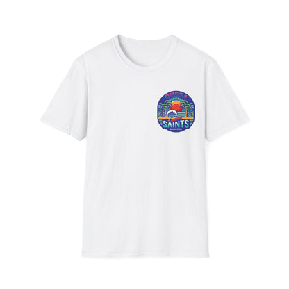 Omega Saints Beach Club Printed T-Shirt – Ride the Waves in Style white