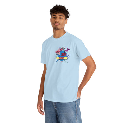 Omega Saints "Modern Life Sucks" T-Shirt Printed T Shirt detail blue
