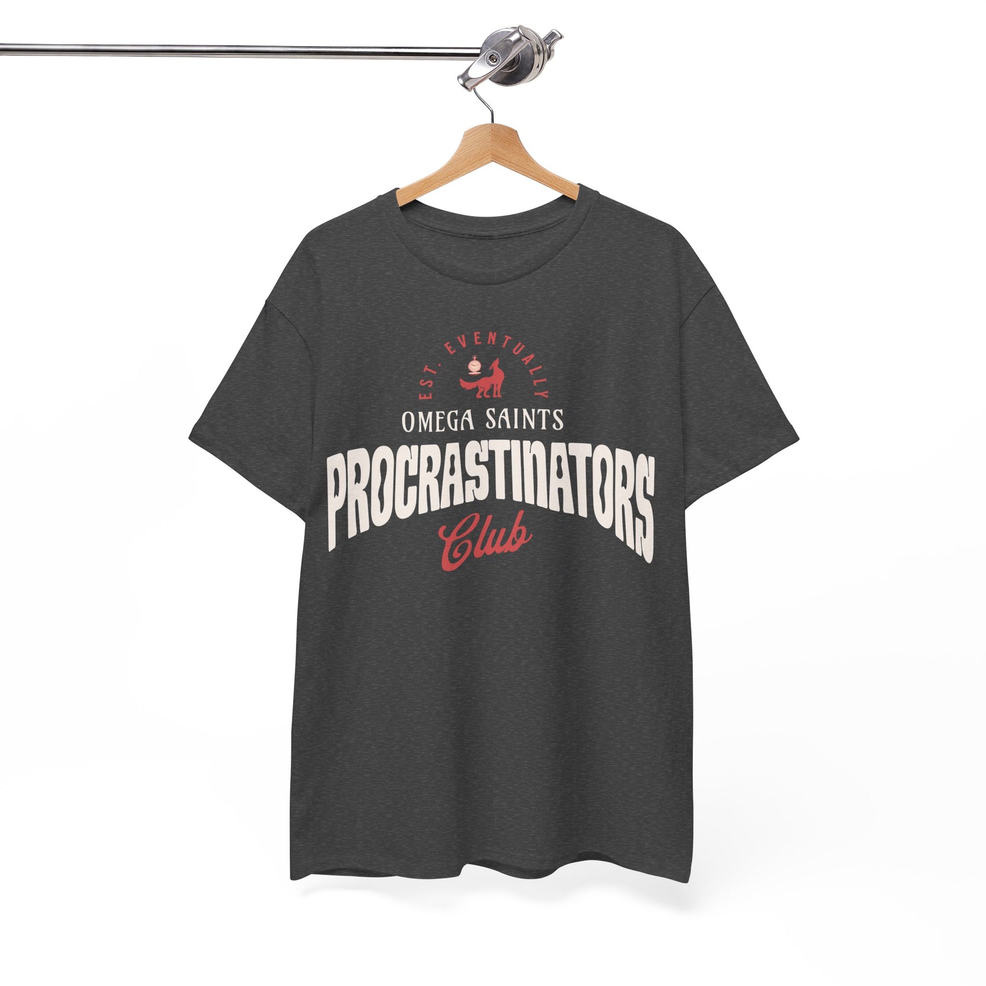 Omega Saints Procrastinators Club – Printed T-Shirt Vintage Sports Team Style Custom Printed Shirt
