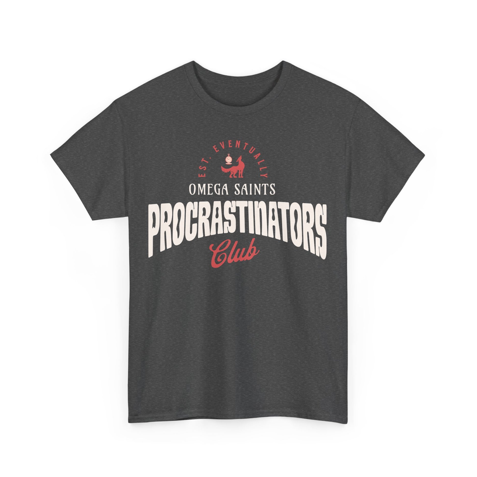 Omega Saints Procrastinators Club – Printed T-Shirt Vintage Sports Team Style Custom Printed Shirt