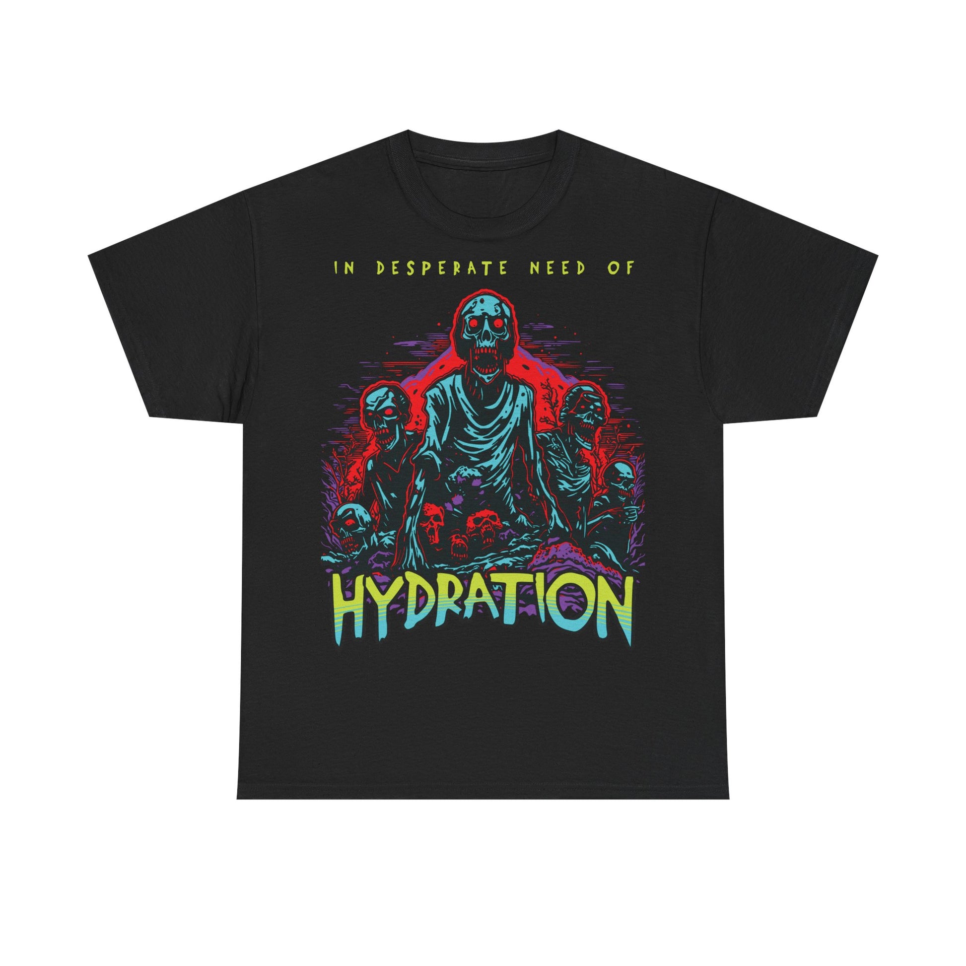 Zombie Skeleton Tee Shirt Printed T Shirt detail black
